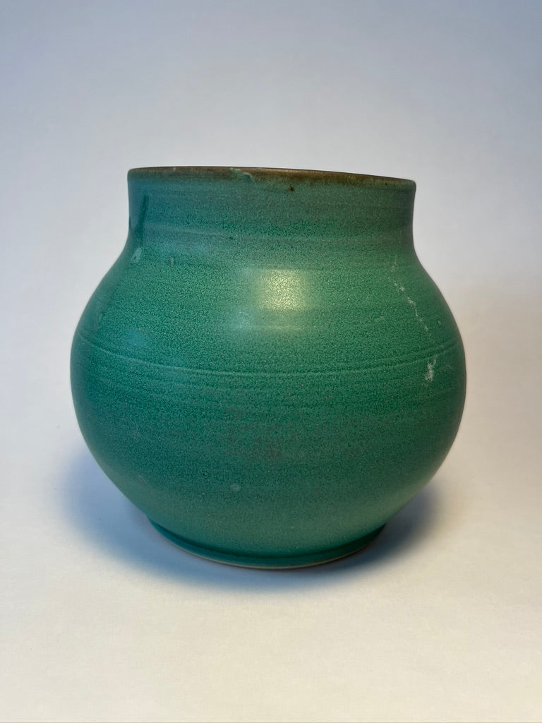 patina green jar