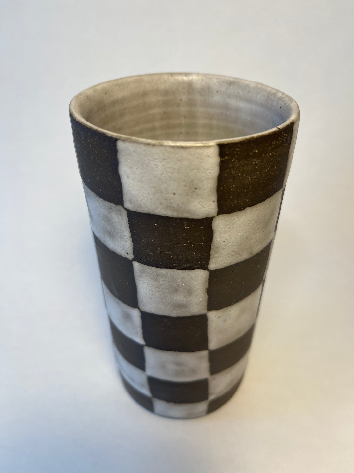 checkered tumbler