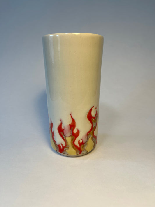 flames tumbler