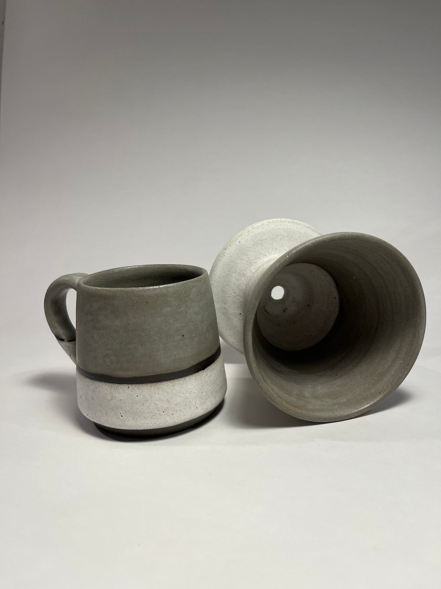two tone mug and pour over set