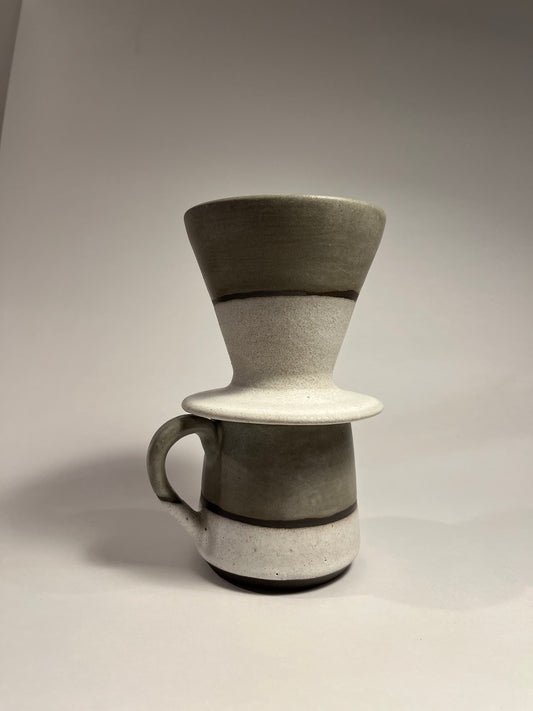 two tone mug and pour over set